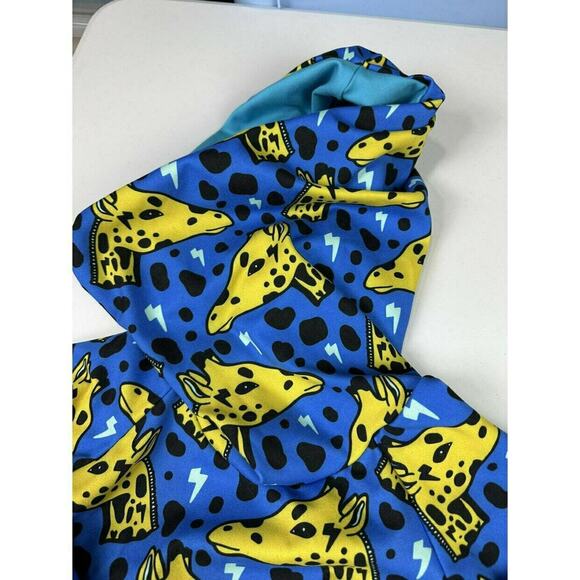 Boys Johnny Banana Giraffe Oversized Hood Hoodie Size 4 - Picture 3 of 7
